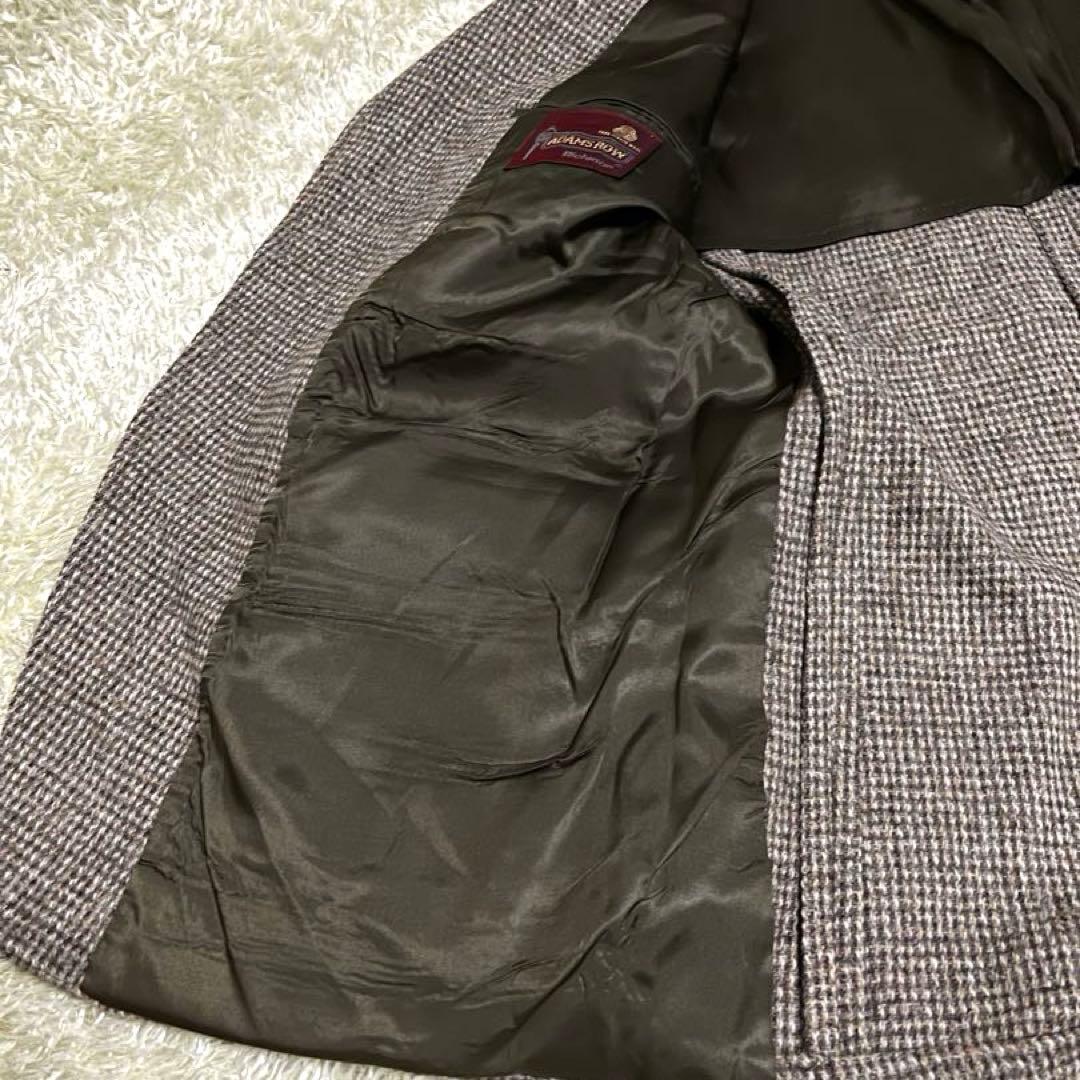 Harris Tweedハリスツイード　テーラードジャケット カーキ系管理番号付