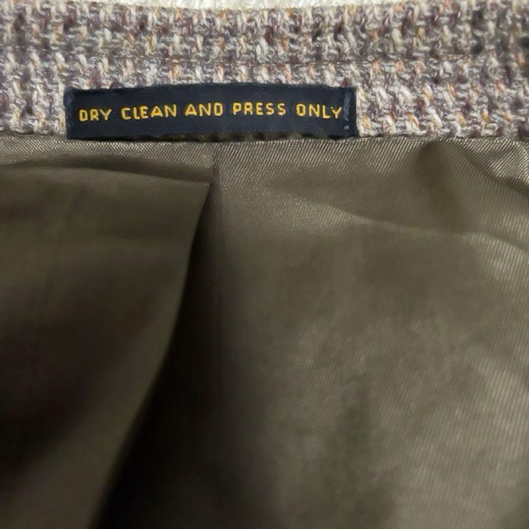 Harris Tweedハリスツイード　テーラードジャケット カーキ系管理番号付