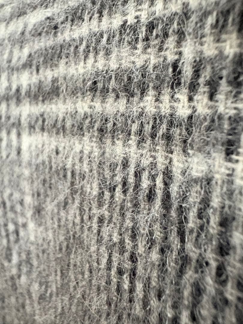 (used)JOSHUA ELLIS ダブルフェイス　ストール　グレー系