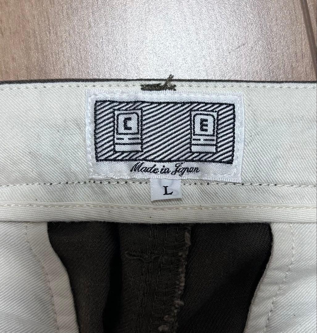 パンツ C.E cavempt RECTANGLE CHINOS BROWN