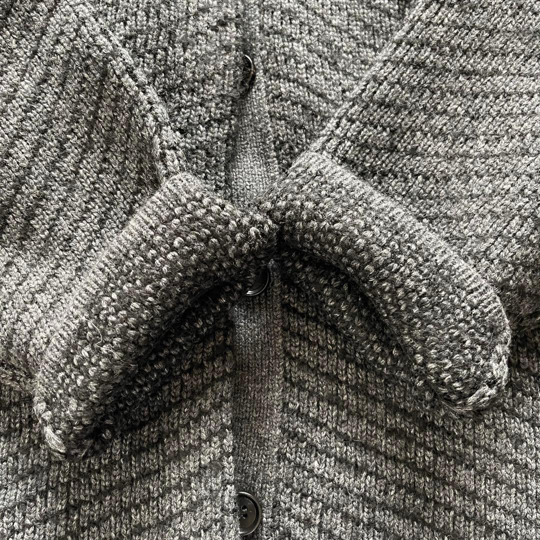 美品　RIM.ARK(リムアーク) ニットブルゾン　サイズフリー　ブラック