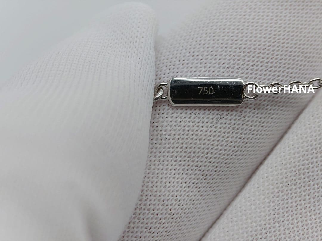 【美品】プチバランス クラス ネックレス　ホワイトゴールド