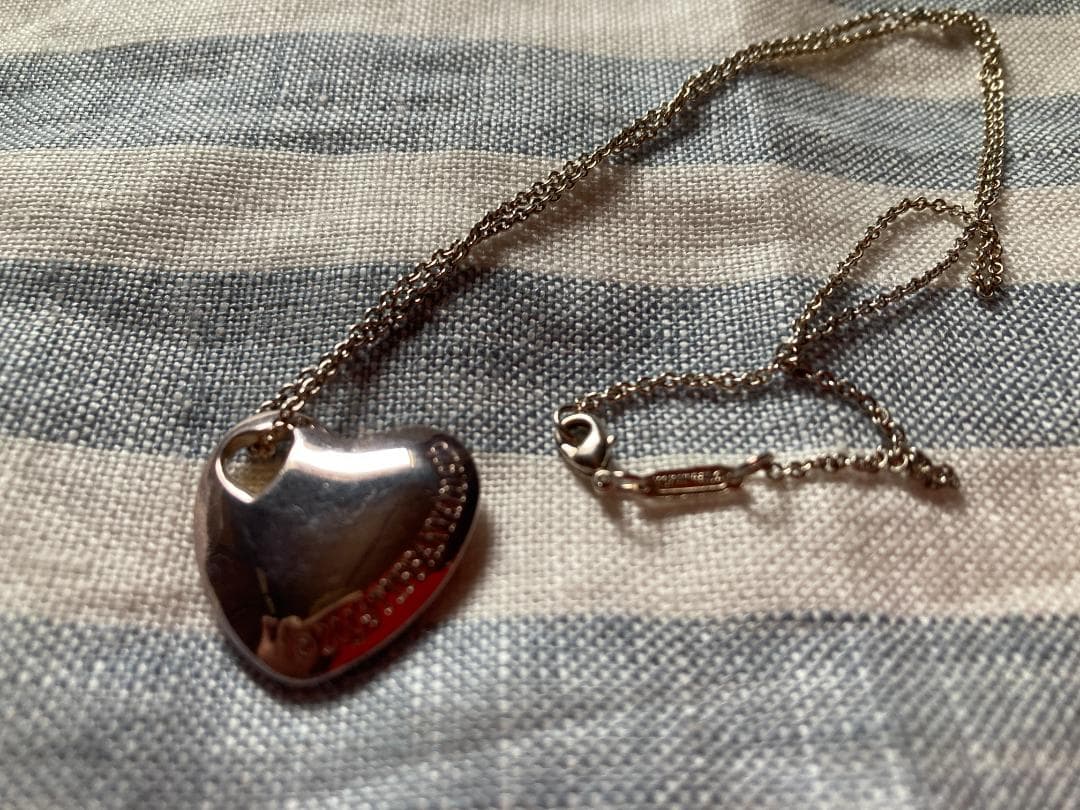 ※〜2/6迄値下げ※【Tiffany & Co.】 シルバーのハート型ネックレス