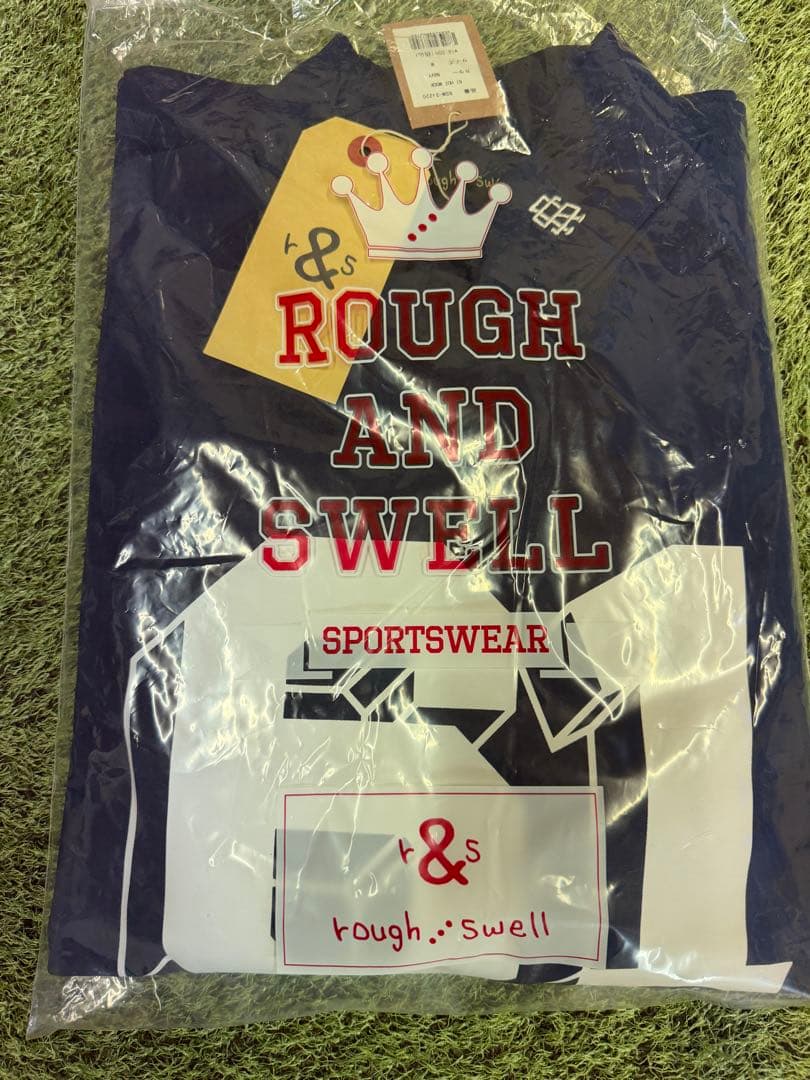 新品正規品【ROUGH&SWELL/L】裏起毛モックネック長袖カットソー