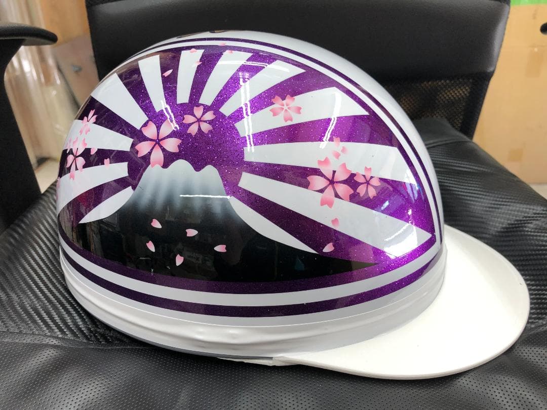 コルク半　カスタム　富士日章　マジック　白紫　ラメ　桜　高級クリヤ送料無料