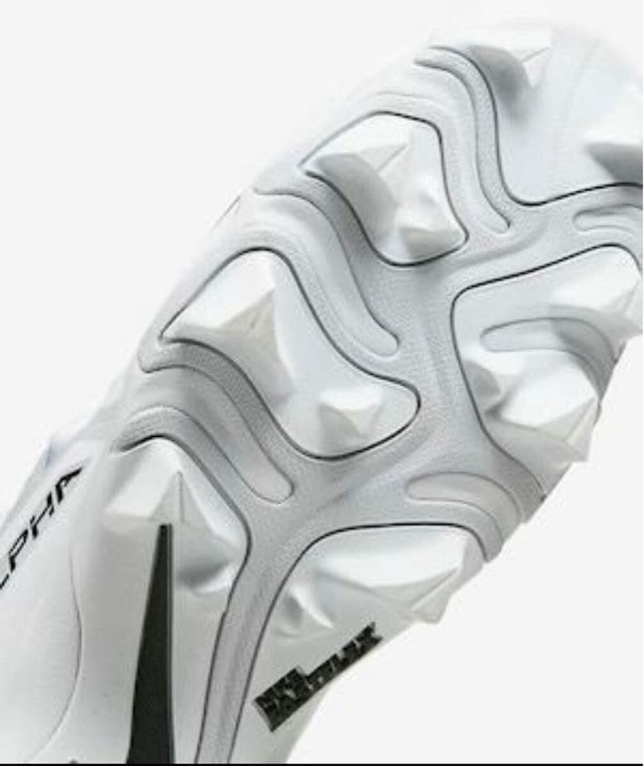 ナイキ 28 アルファメナス シャーク アメフト スパイク シューズ 靴 白