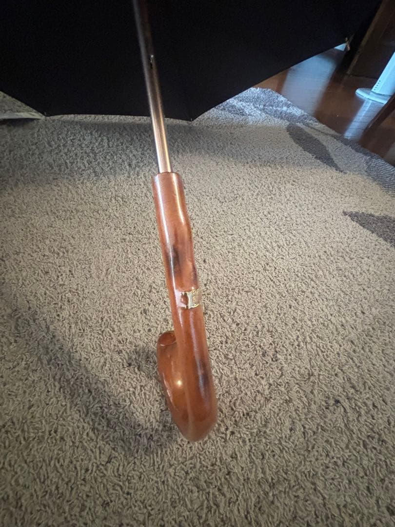 セリーヌ　ブラック 長傘