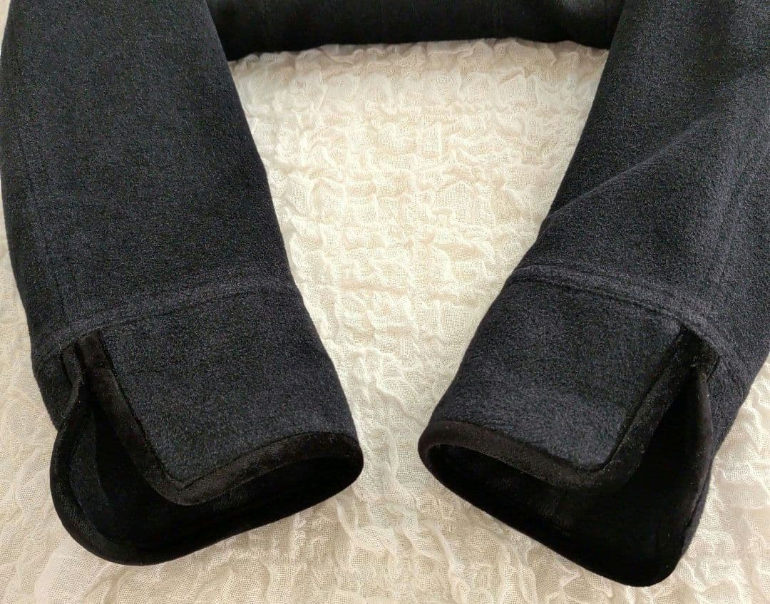 コムサデモード ナポレオンコート シルク アンゴラ ウール 大きいサイズ15号