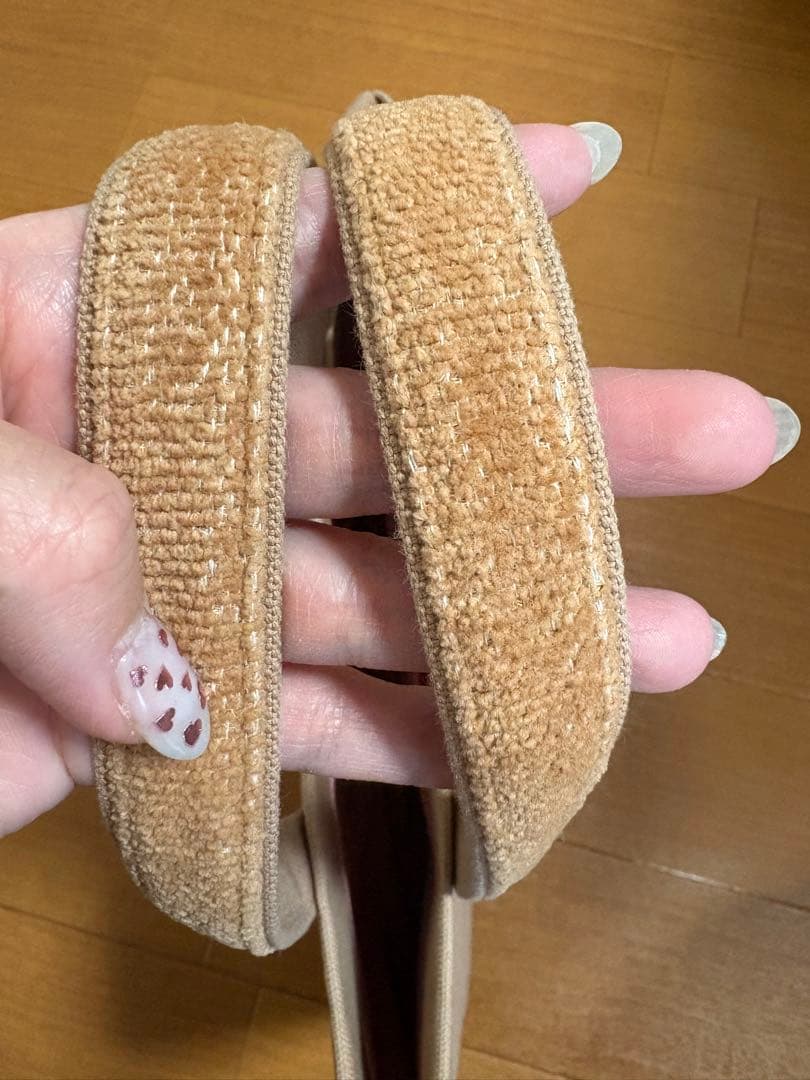 フェイラー　テディ　ベージュトートバッグ