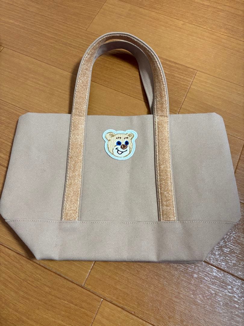 フェイラー　テディ　ベージュトートバッグ