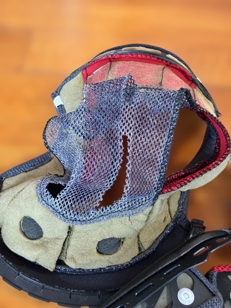 SHOEI ハーフフェイスヘルメット 黒/赤 グラフィック