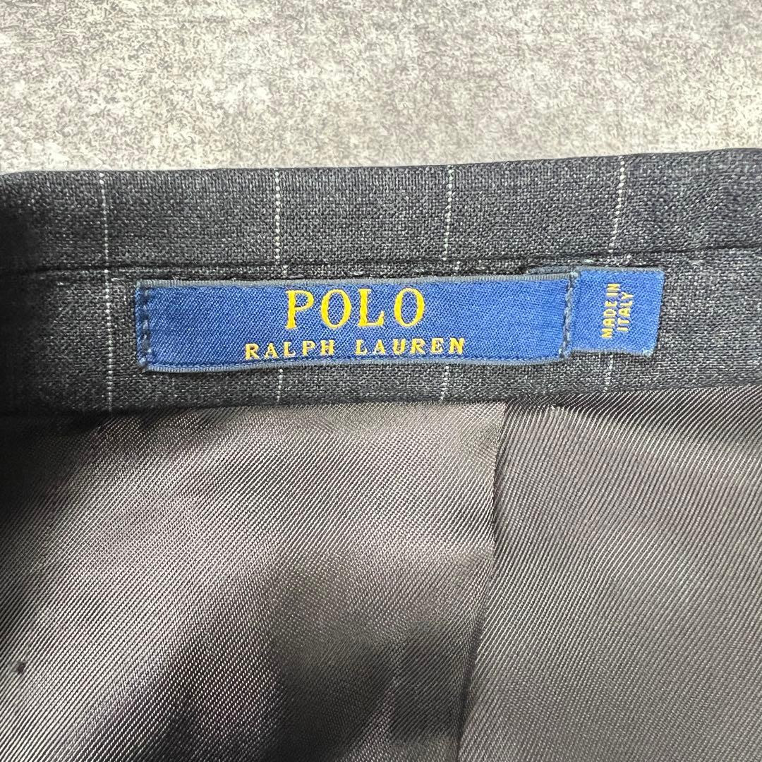 ラルフローレン イタリア製 ダブル スーツ セットアップ ストライプ