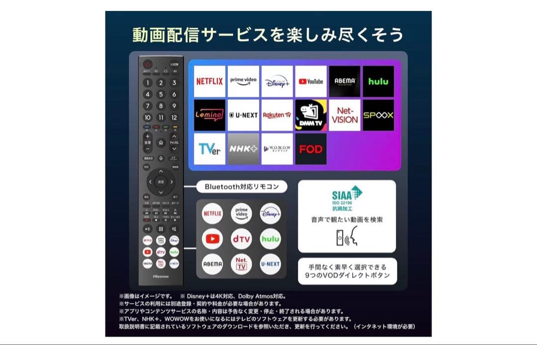 にゃキ丸ちゃむ Hisense 55インチ 液晶テレビ 2023年製