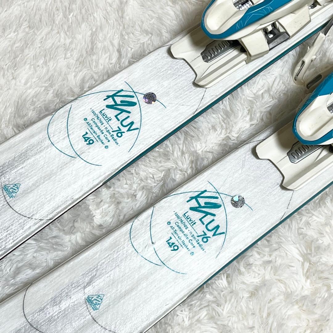 K2 Luvit 76 LUV 149cm スキー板　ビンディング　MARKER