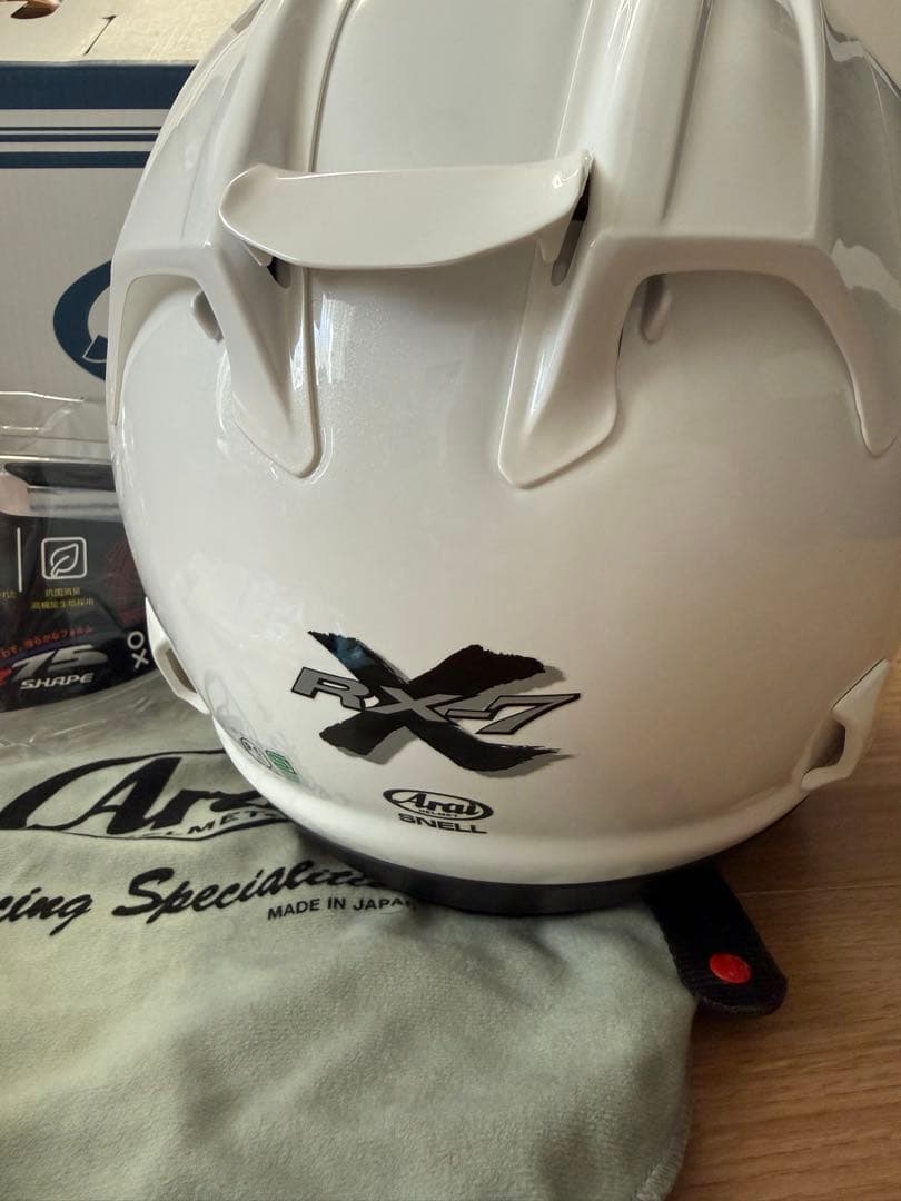 Arai RX-7X 59-60㎝ グラスホワイト