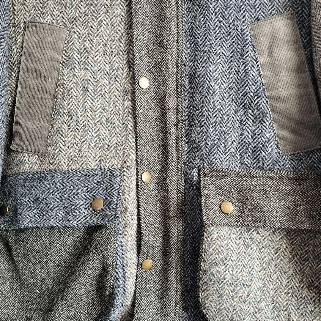 Yoused　リメイクジャケット　バブアー　ハリスツイード