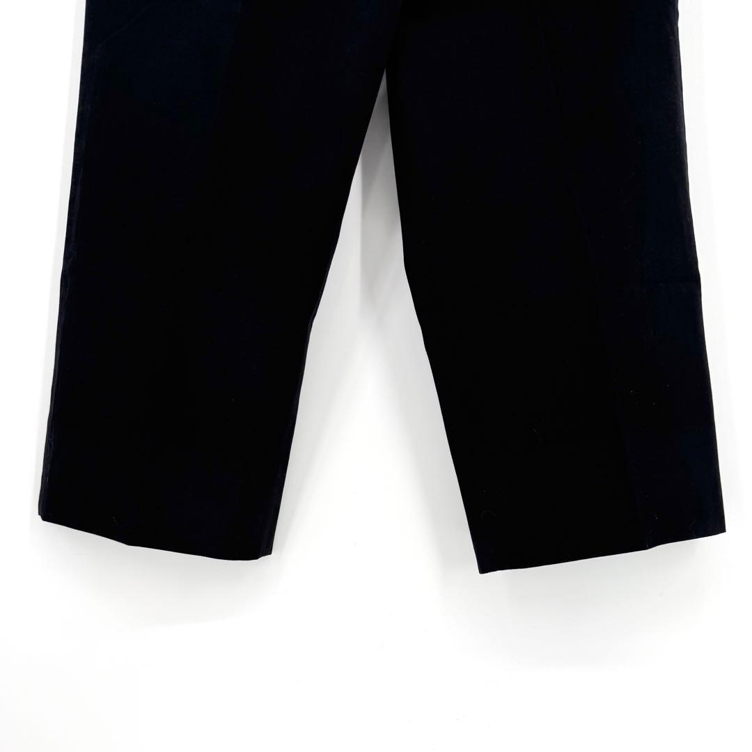 HERMES 綿パンツ スラックス 54サイズ ブラック チノパン