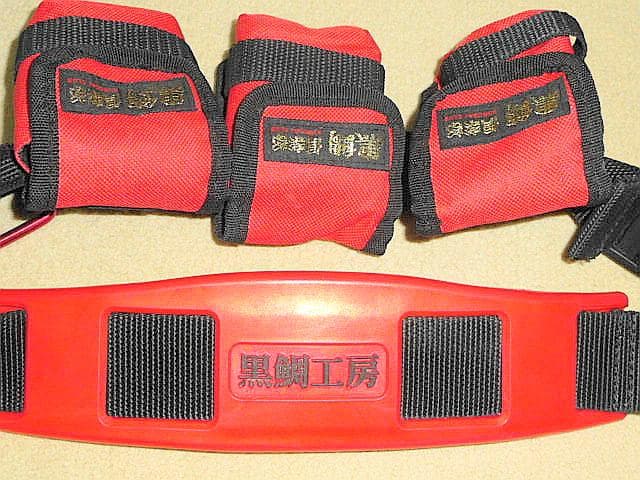 【黒鯛工房】≪国産杉材最高級餌箱・落し込みベルト他≫ ストリンガー　美品！