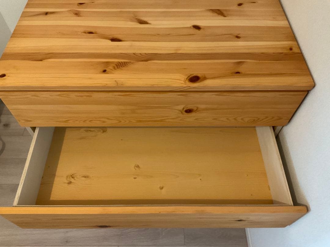 無印良品　ナチュラルウッド 4段チェスト