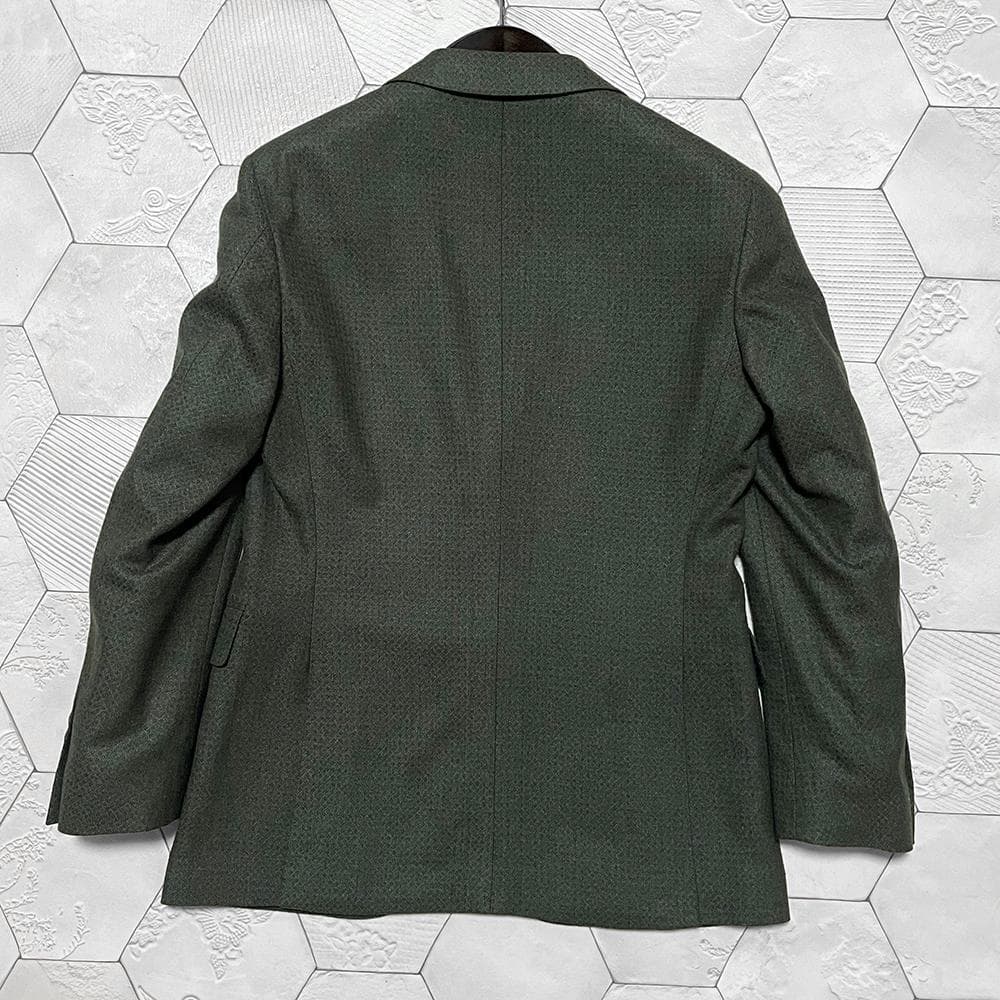 80周年記念 ポールスチュアート カシミヤ×シルク混 パケ柄カラージャケット