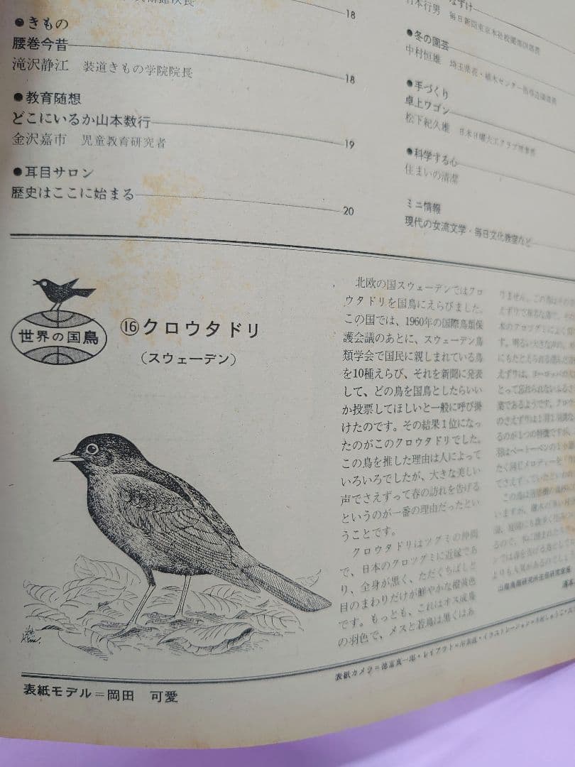 岡田可愛 直筆サイン色紙 & 毎日夫人 No.179