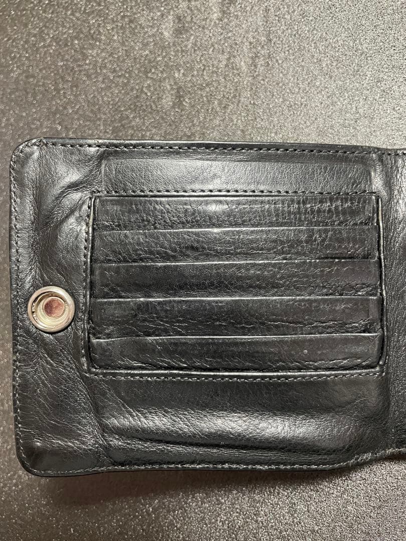 CHROME HEARTS クロムハーツ ワンスナップ ウォレット レザー