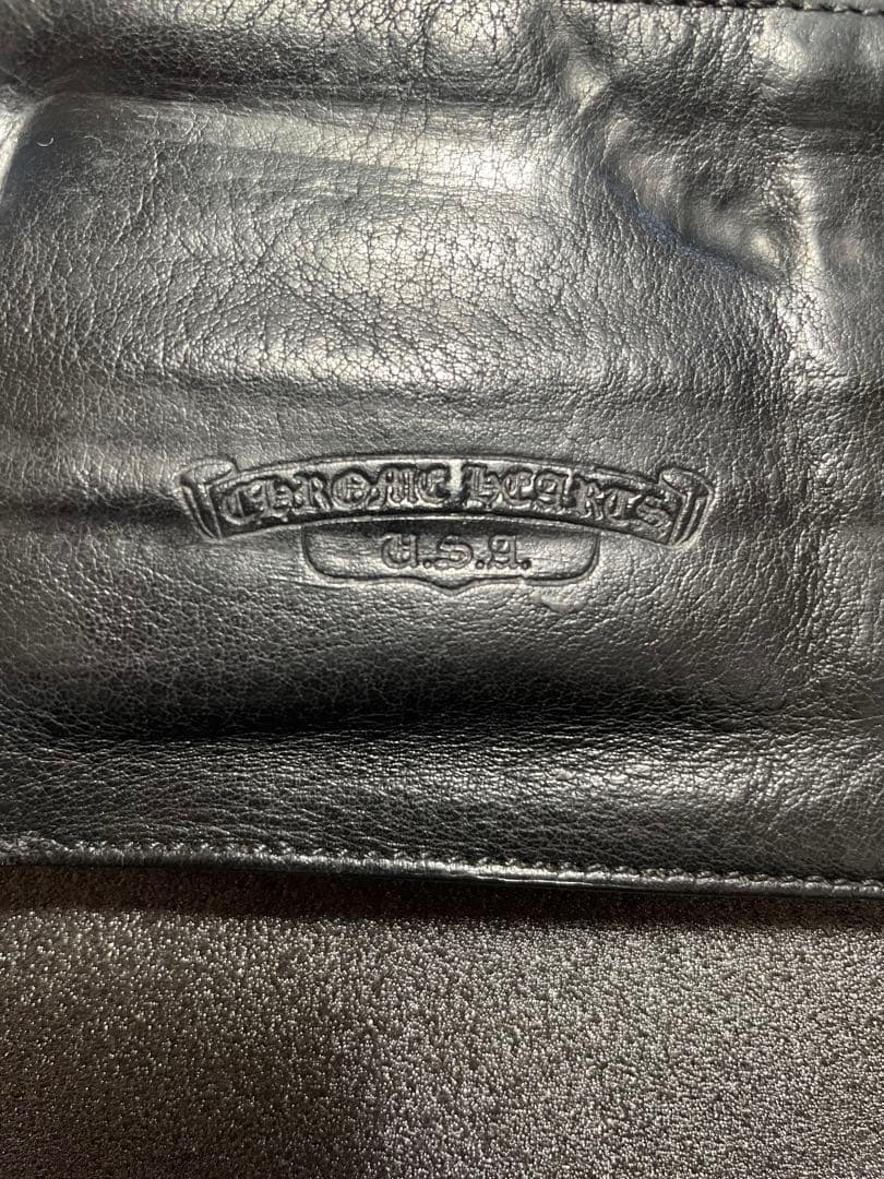 CHROME HEARTS クロムハーツ ワンスナップ ウォレット レザー