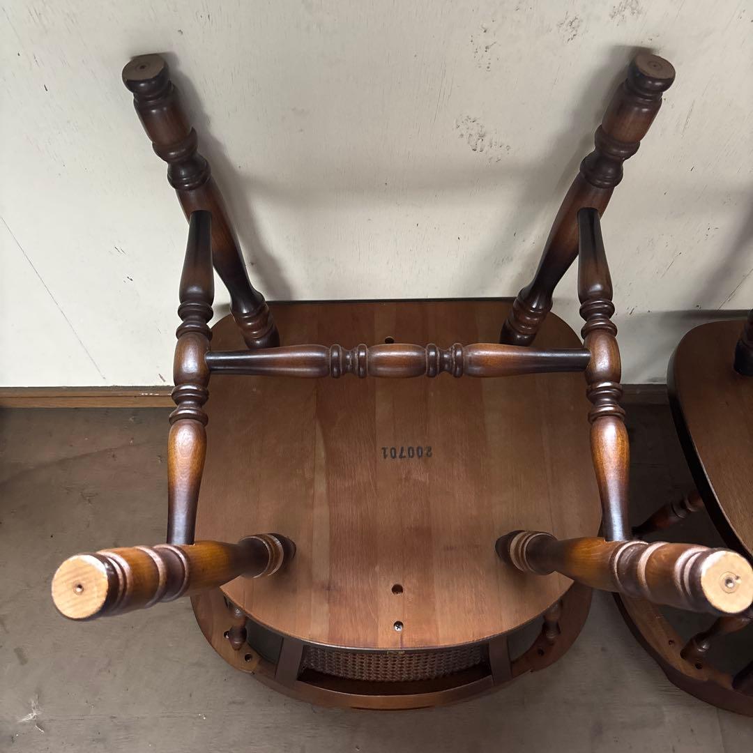 キツツキ　飛騨産業　ウィンザーチェア　2個　美品寄り　最安値①