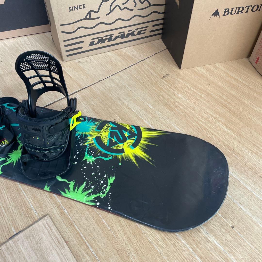 K2　ミニターボ　キッズスノーボードセット　バイン付3点セット　120㎝