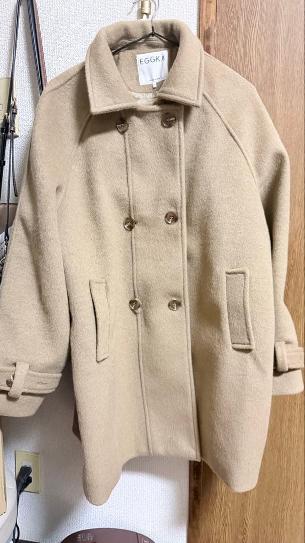 EGGKA コーヒー トレンチコート S/M/L