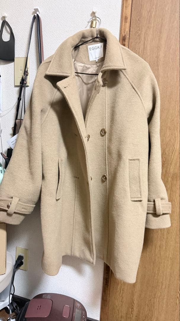 EGGKA コーヒー トレンチコート S/M/L
