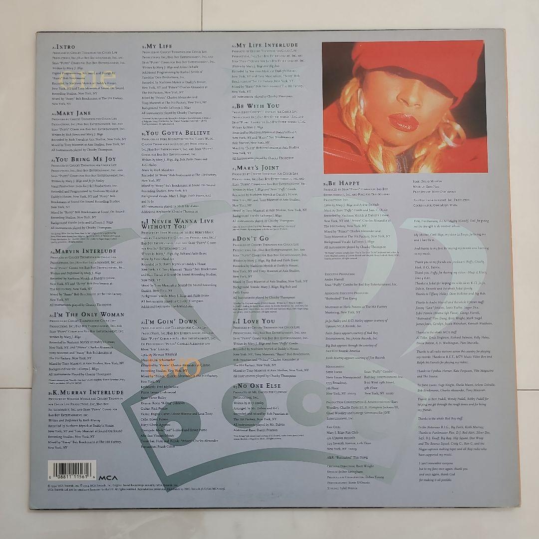 ★ＵＫ・ＵＳオリジナル盤★『メアリーＪ・ブライジ』ＬＰ２枚セット