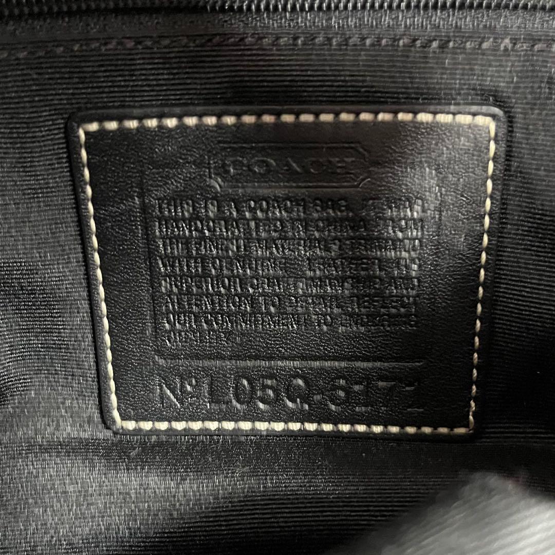 美品 Coach Soho Signature Bag Black