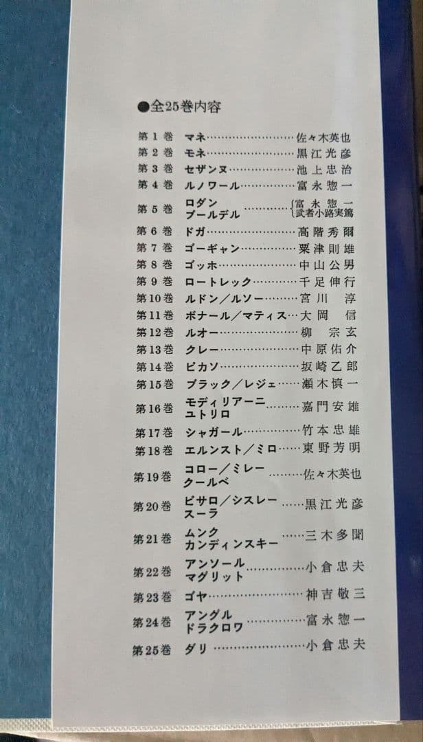 集英社 愛蔵普及版 現代世界美術全集 25 巻セット