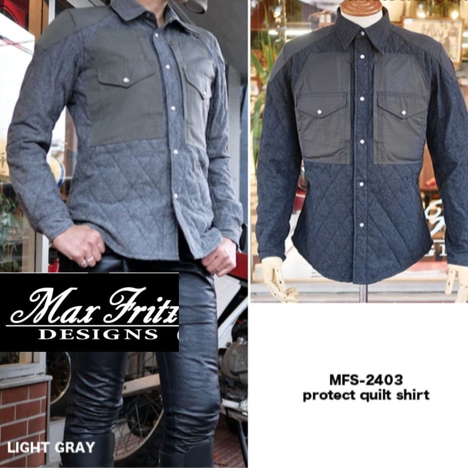 マックスフリッツ バイカーズプロテクトキルトジャケット mfs2403サイズ50