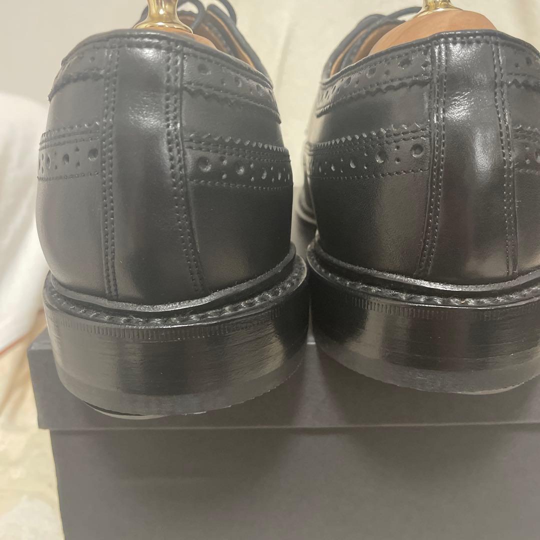 【未使用】リーガル　J292 ウイングチップ　ブラック　24.5 ハーフラバー付