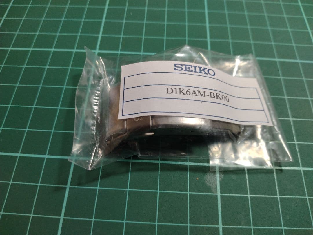【未使用】セイコー純正　エクステンション付バックル D1K6AM-BK00