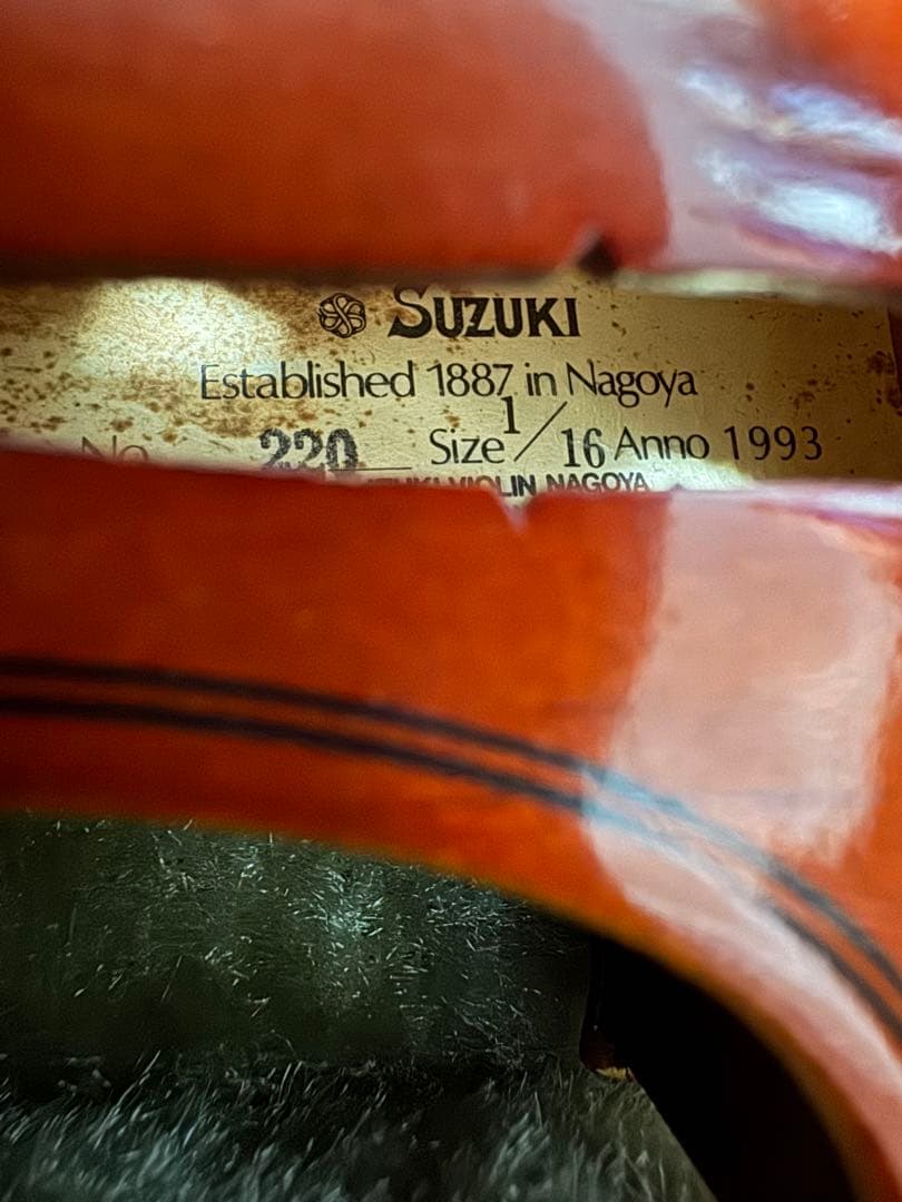 SUZUKIヴァイオリン 1/16 No.220 Anno1993