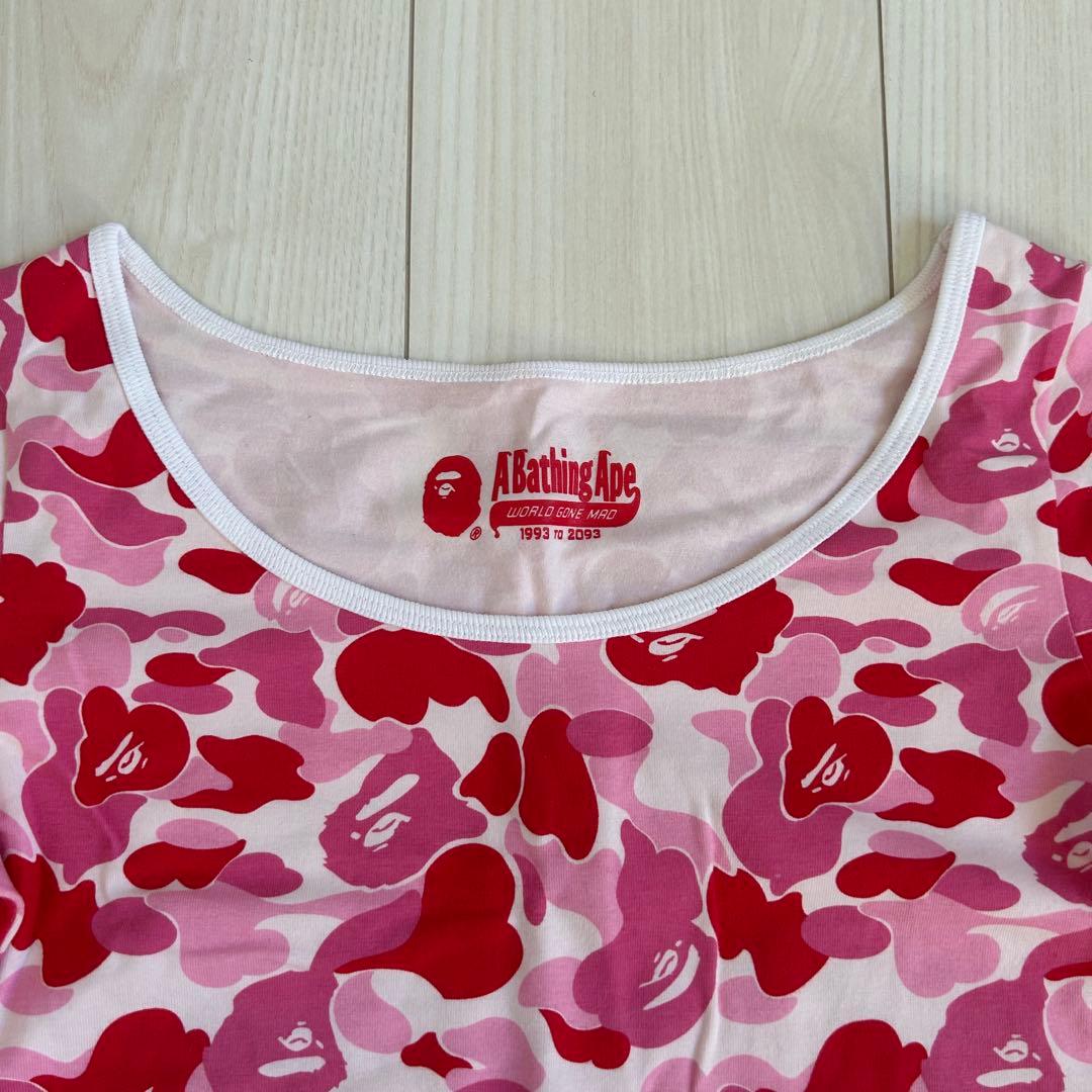 A Bathing Ape カモフラージュ柄 長袖Tシャツ