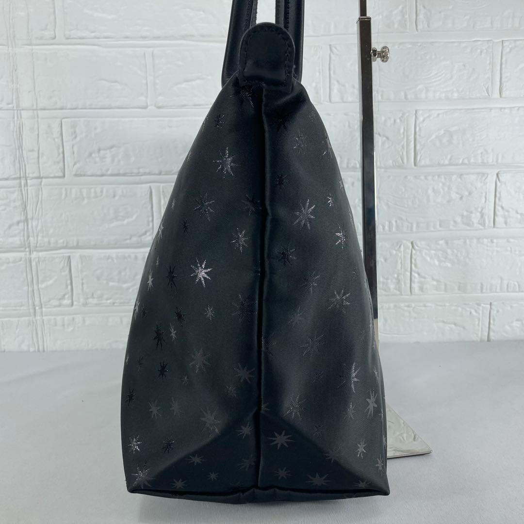 極美品】LONGCHAMPトートバッグ　エトワール プリアージュ ブラック星　L