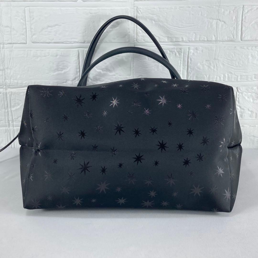 極美品】LONGCHAMPトートバッグ　エトワール プリアージュ ブラック星　L
