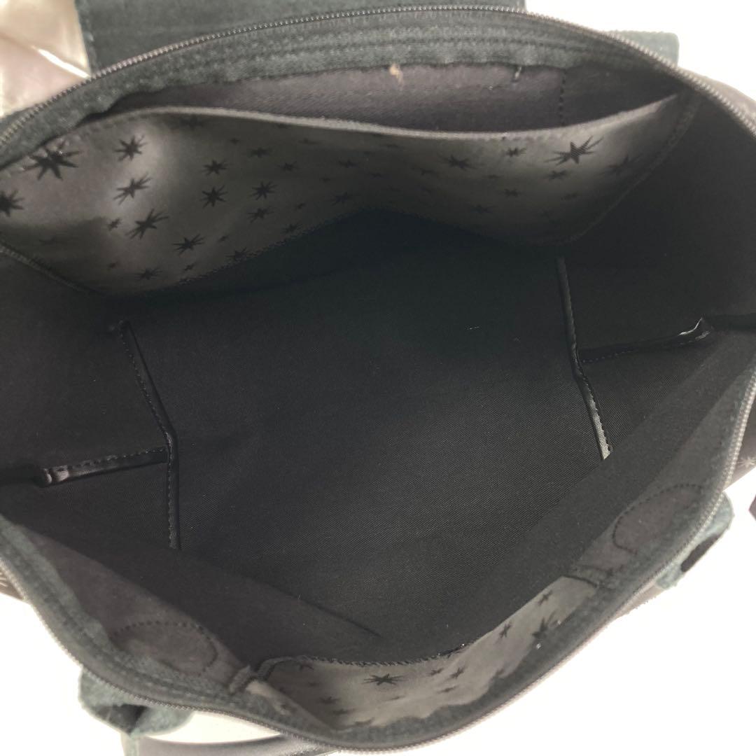 極美品】LONGCHAMPトートバッグ　エトワール プリアージュ ブラック星　L