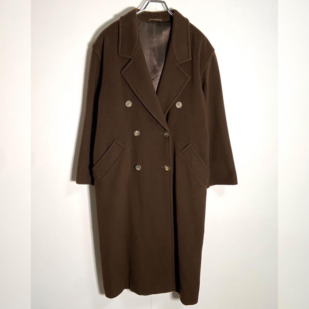 カシミヤ混 MARELLA チェスターコート ダブルブレスト マックスマーラ