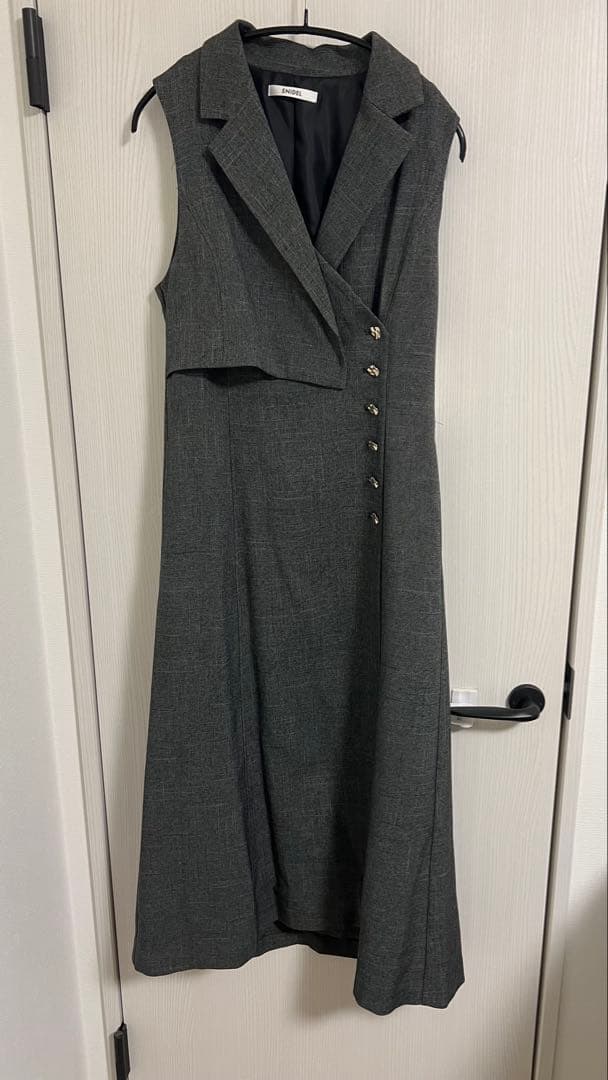 SNIDEL ラップテーラードジャンパースカート