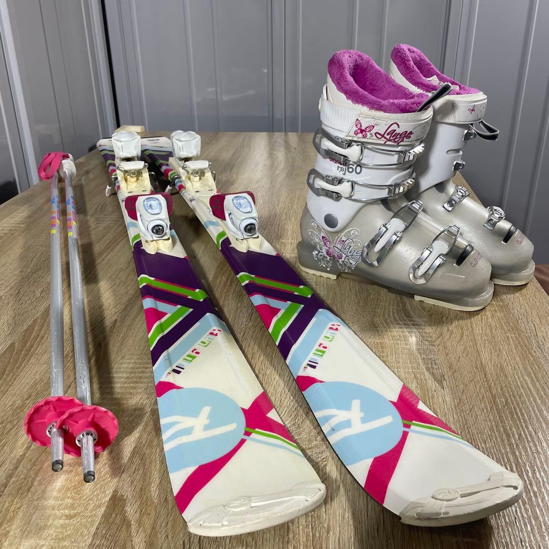 ROSSIGNOL LANGE スキーケース付き　お得なスキーフルセット‼︎