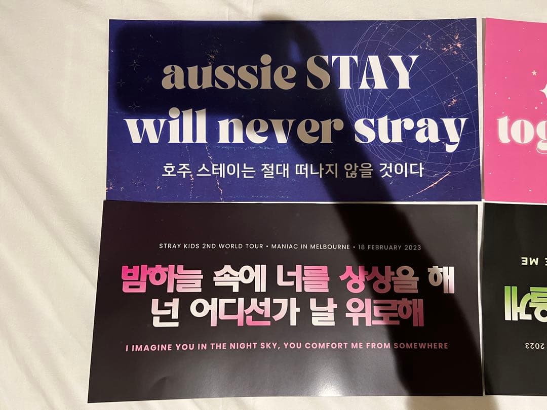 スキズ　VIP オーストラリア　スローガン付き