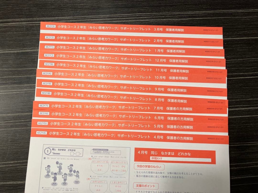 Z会　小2 わくわくエブリスタディ ワークブック みらい思考力ワーク