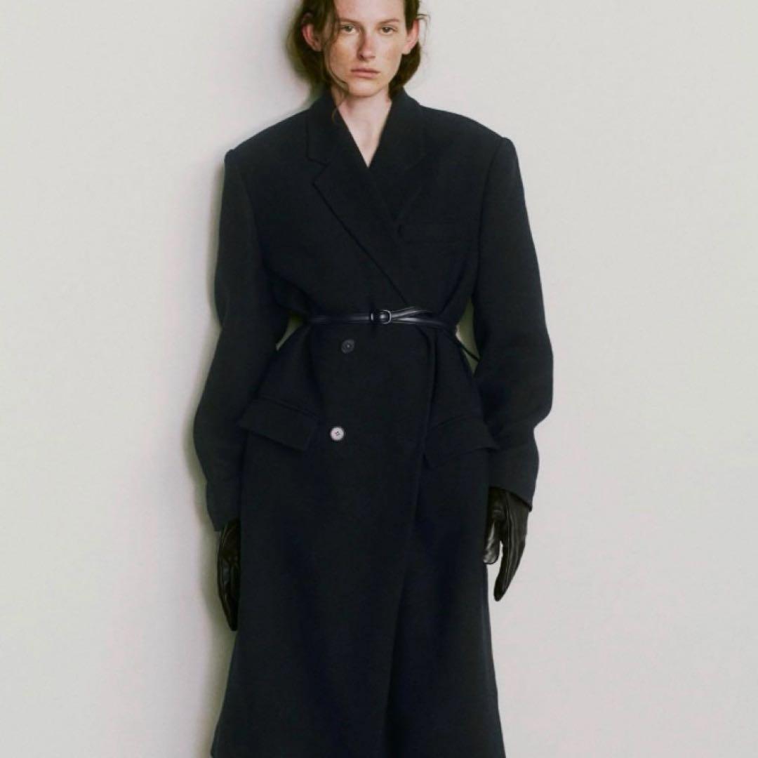 todayful Wool 100% Chester Coat ブラック　36