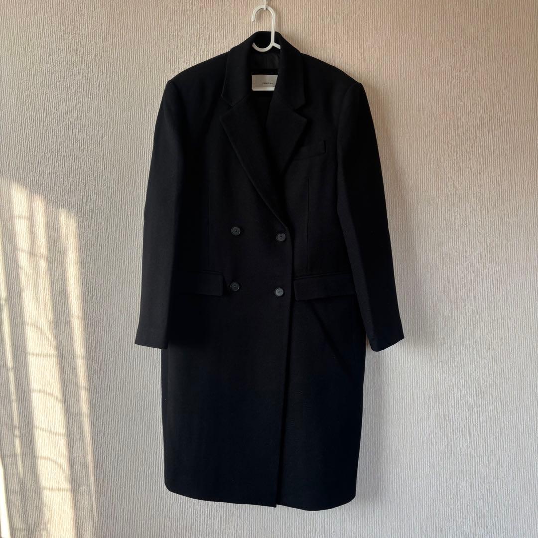 todayful Wool 100% Chester Coat ブラック　36