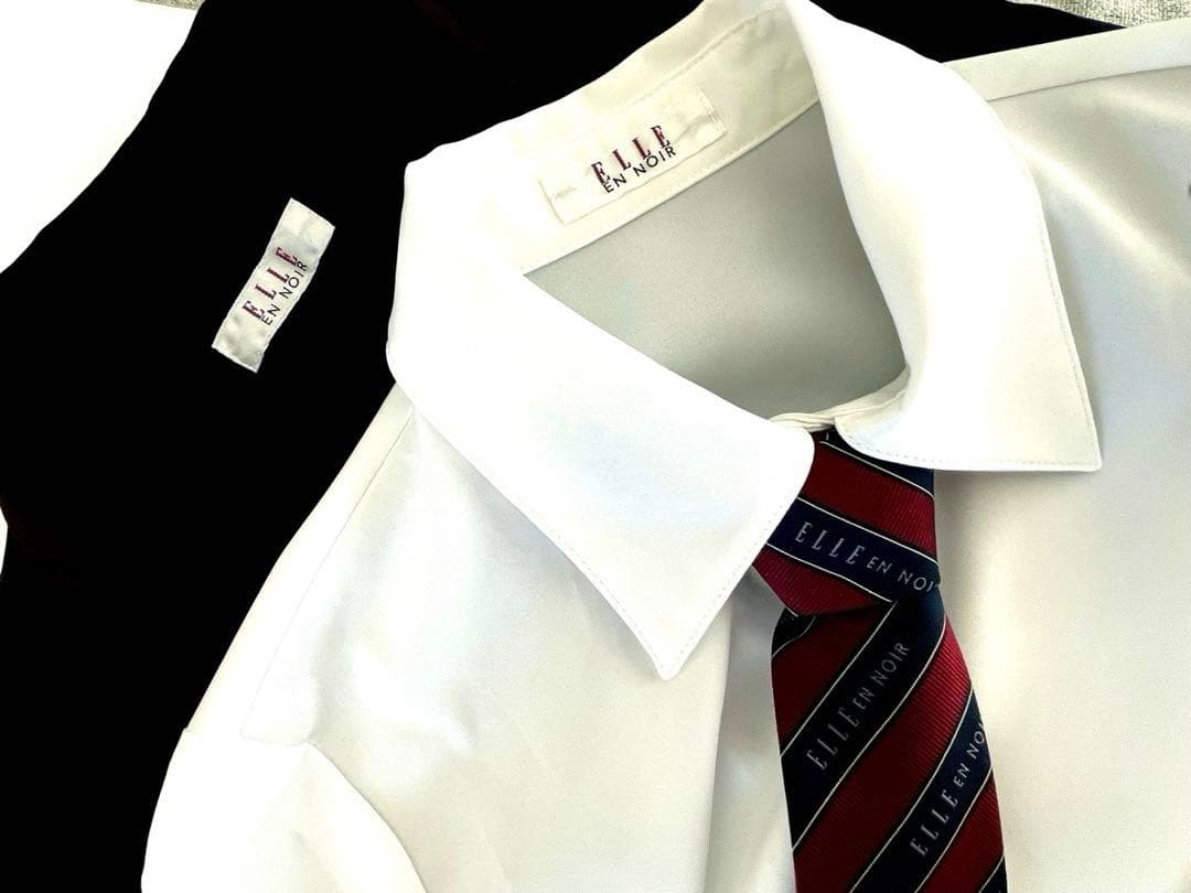 ELLE en noir-150- パイピングジャケットスクールスーツ